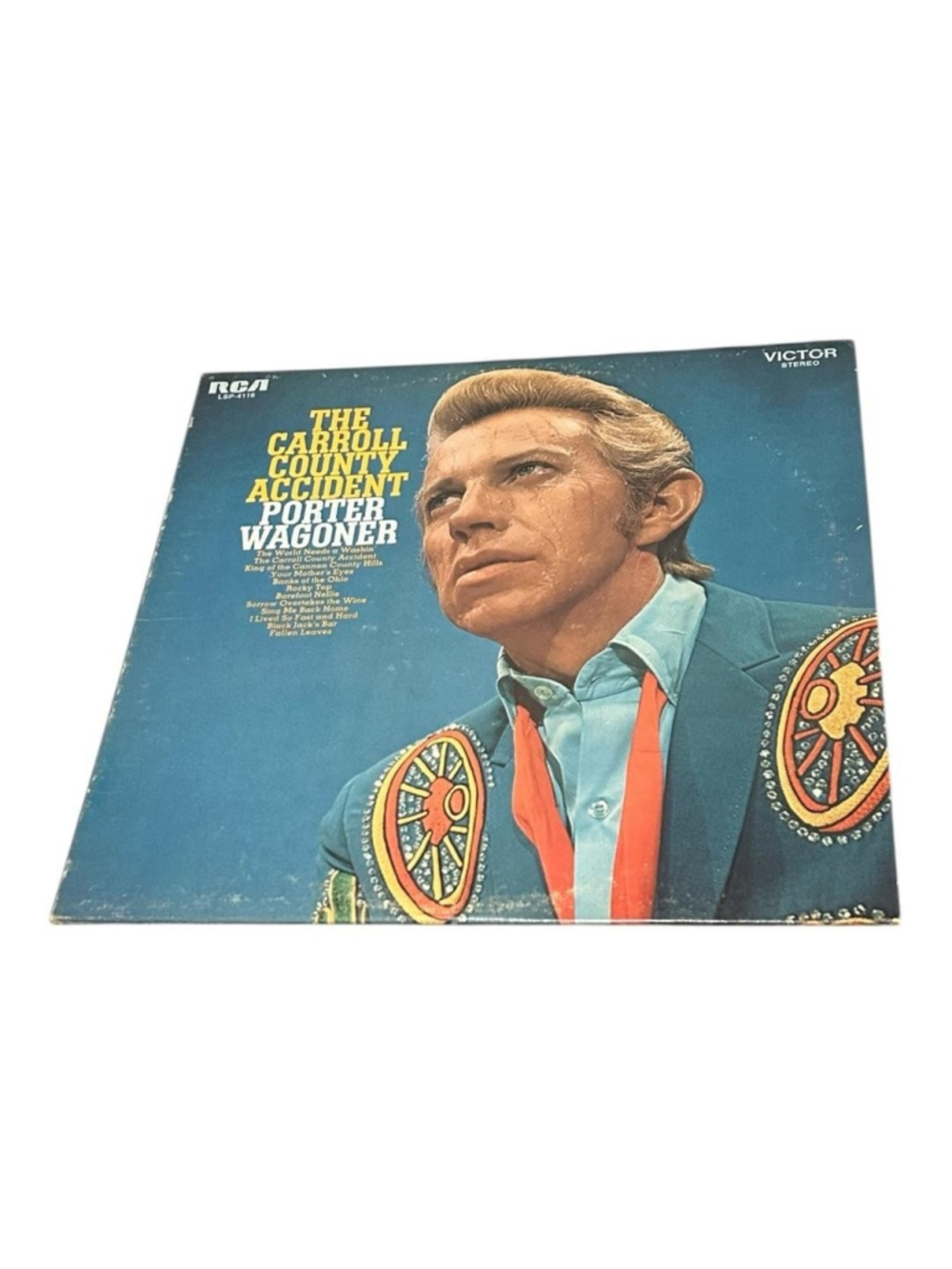Vintage Porter Wagoner Vinyl LP Carroll County Accident RCA Victor Black Canada